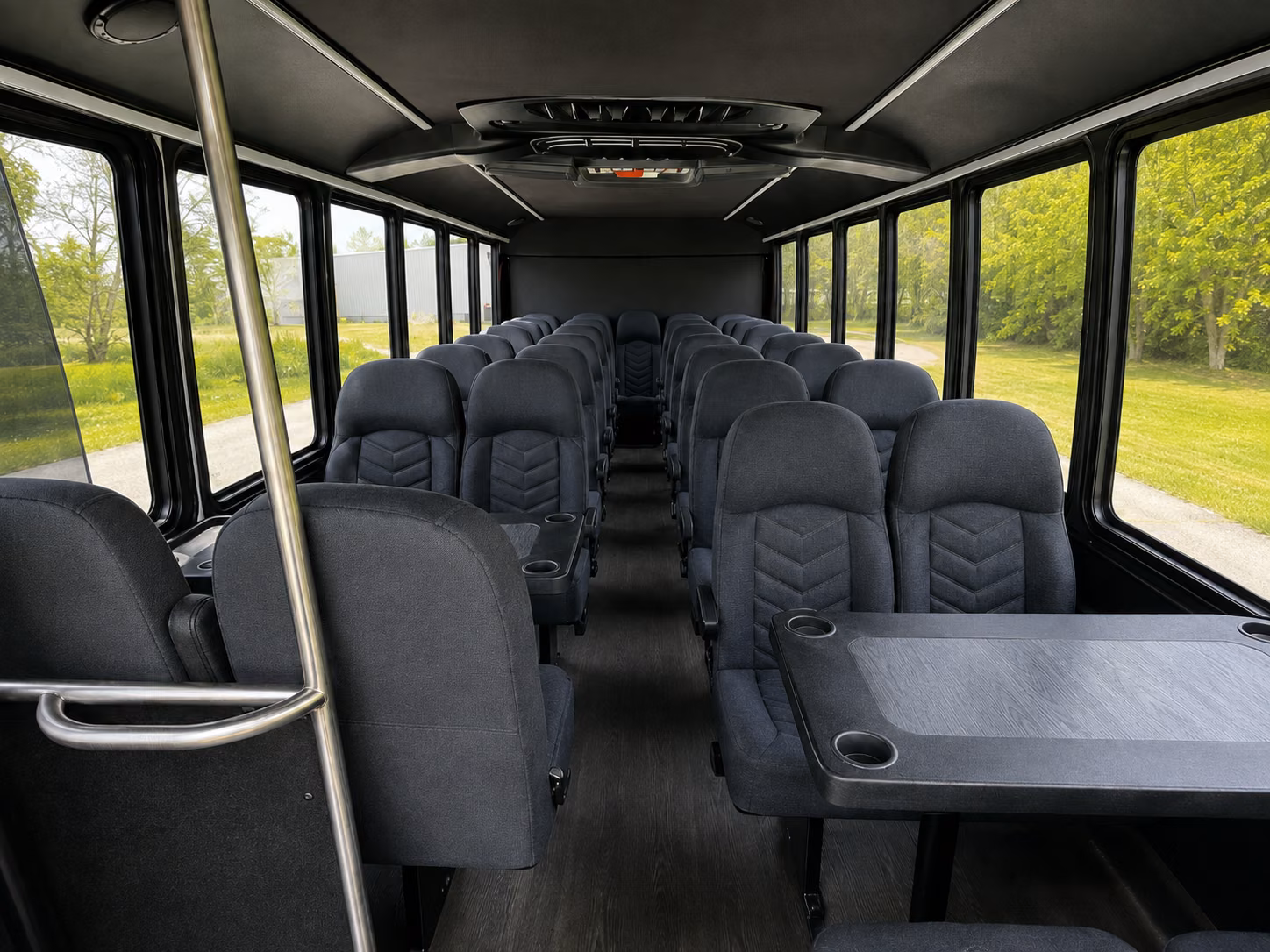 syracuse 20 passenger minibus interior