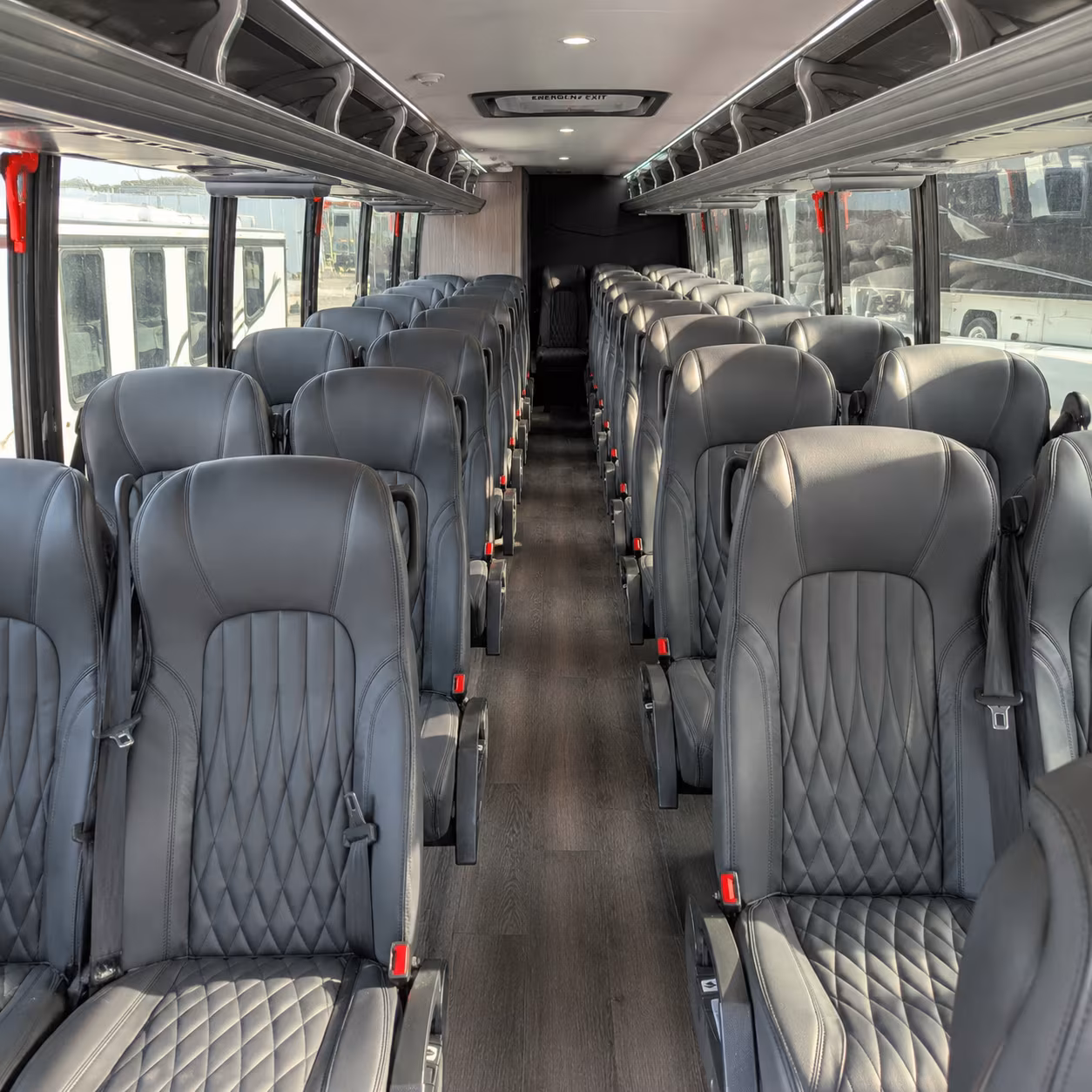 syracuse 25 passenger minibus interior