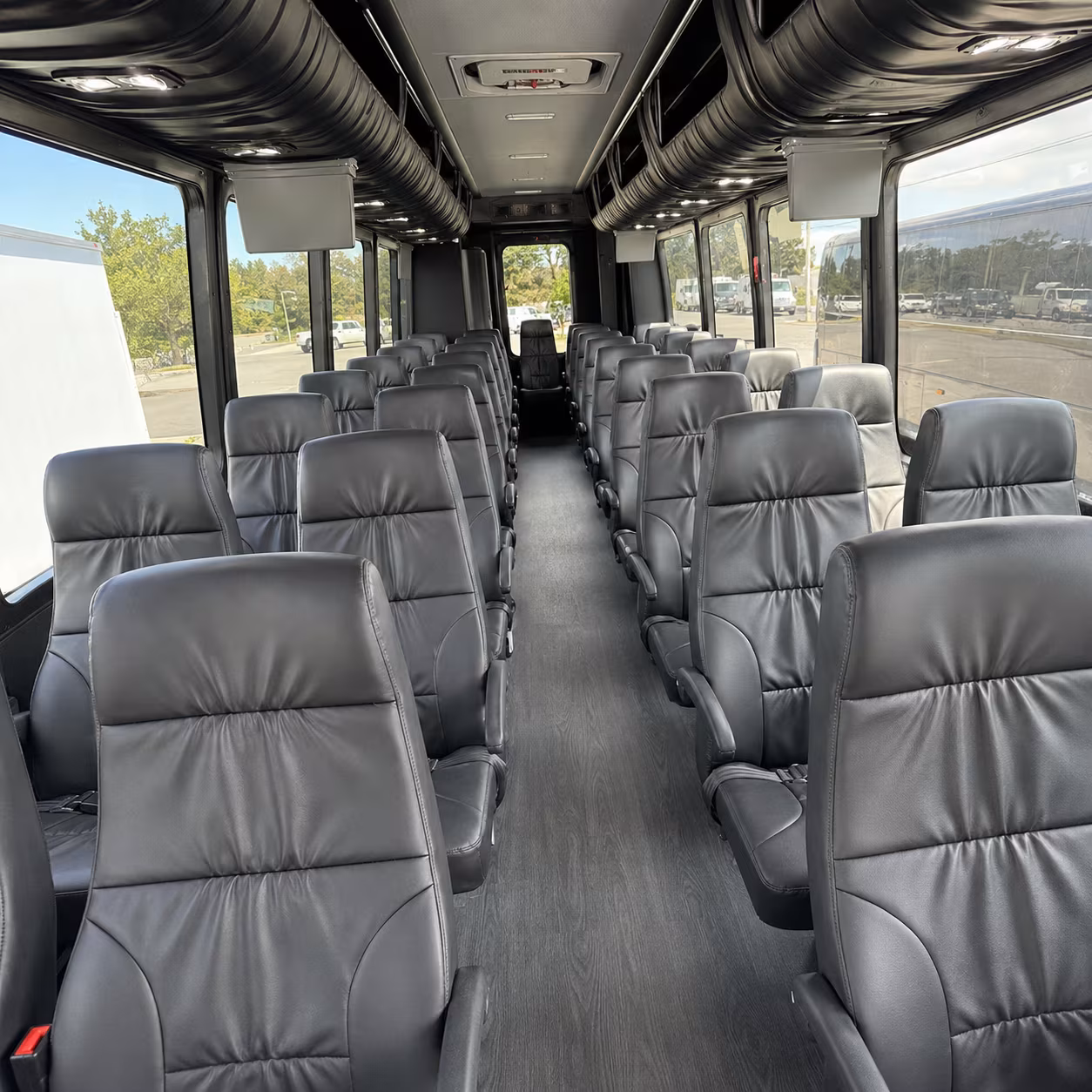 syracuse 30 passenger minibus interior