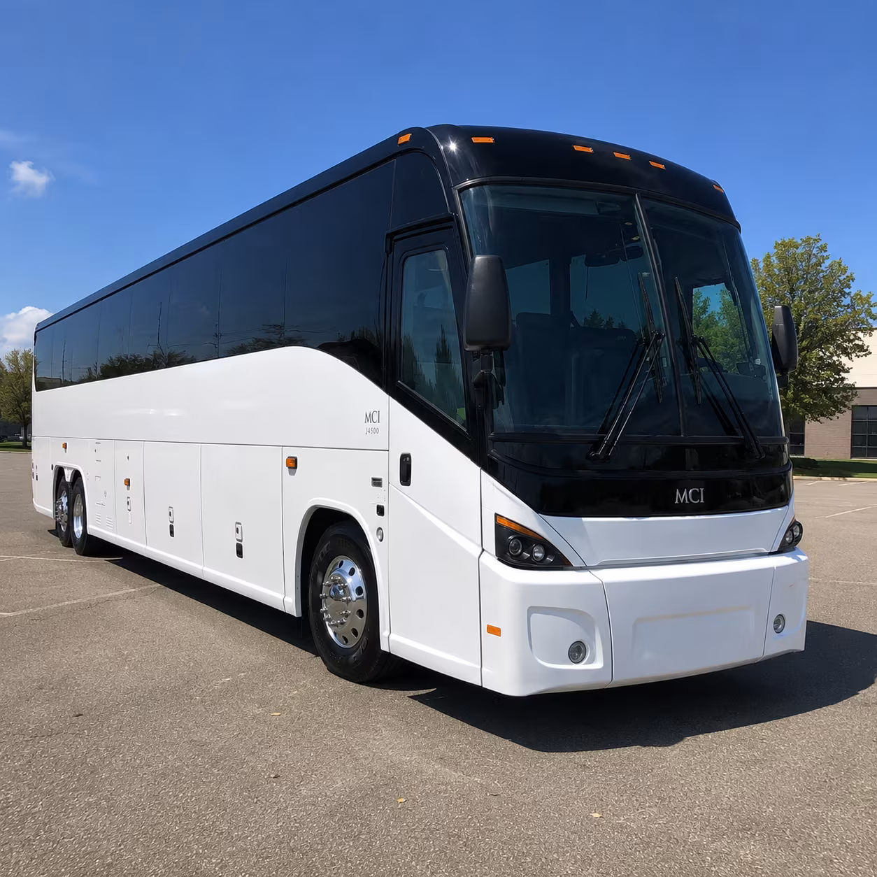 syracuse 45 passenger charter bus