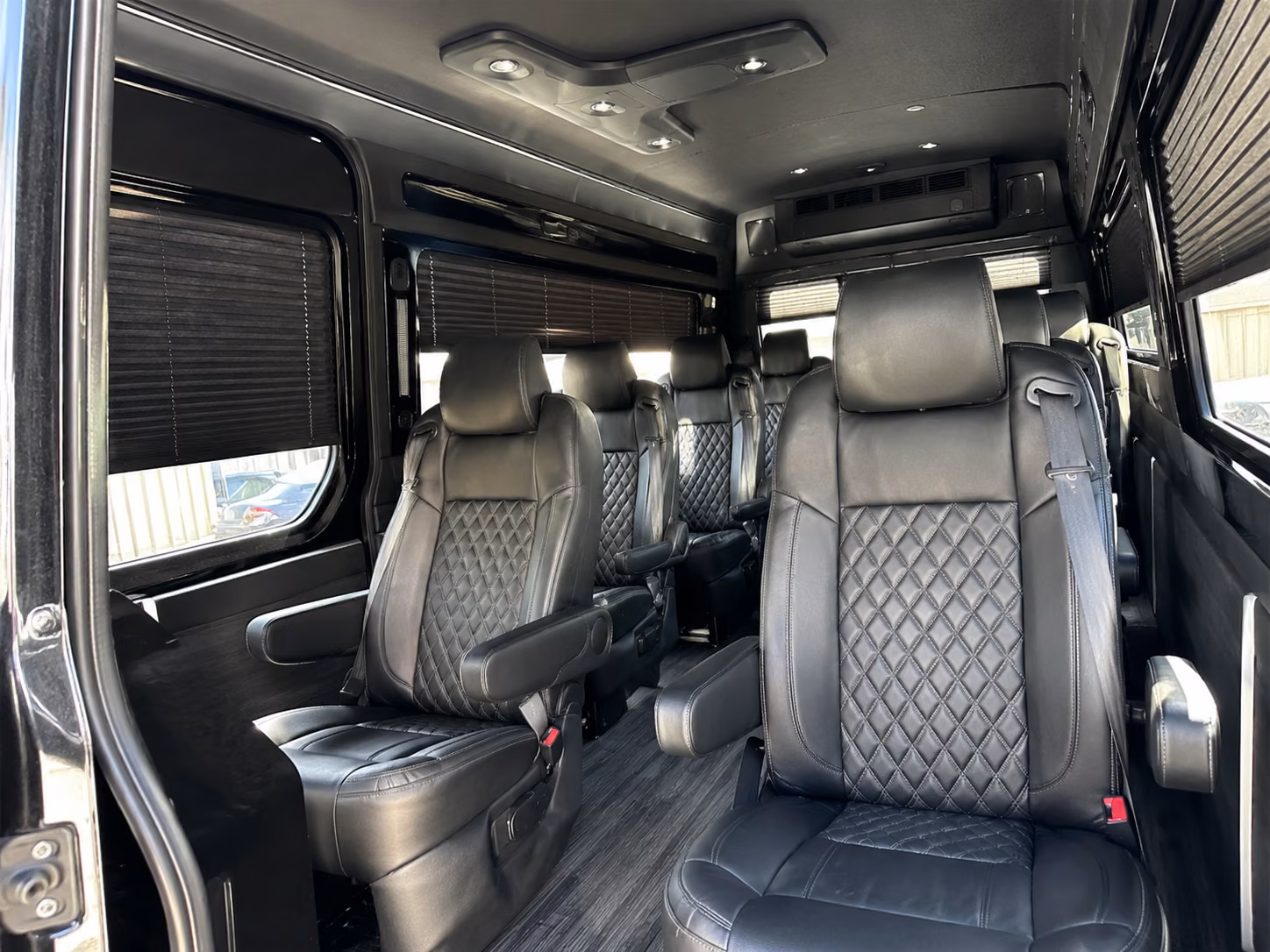 syracuse sprinter van with driver inside