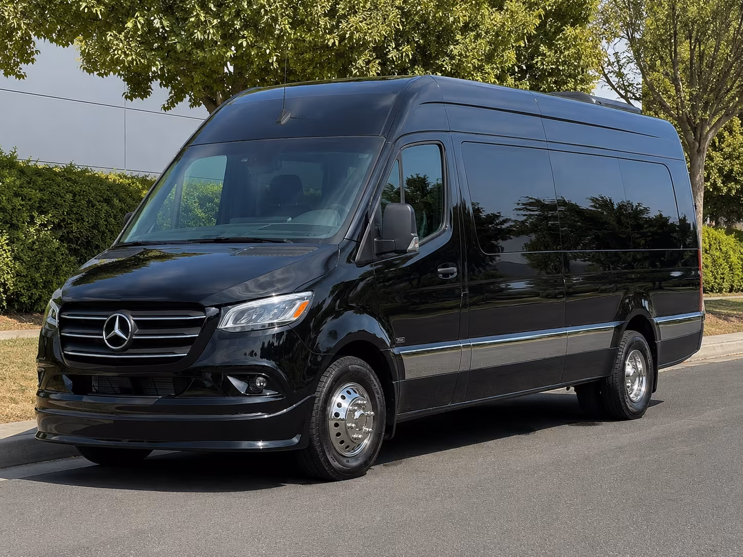 syracuse sprinter van with driver